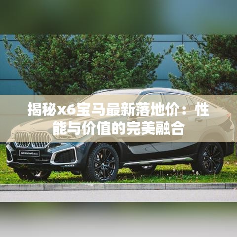 揭秘x6宝马最新落地价：性能与价值的完美融合