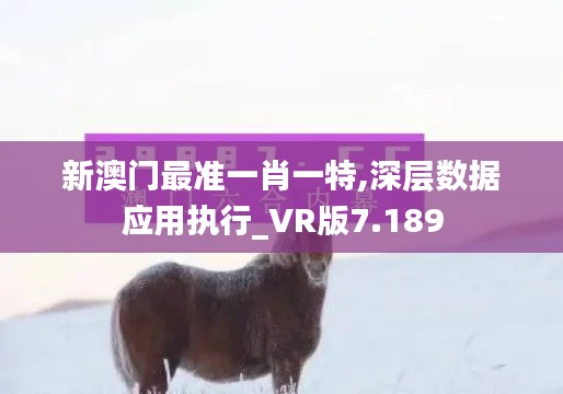 新澳门最准一肖一特,深层数据应用执行_VR版7.189