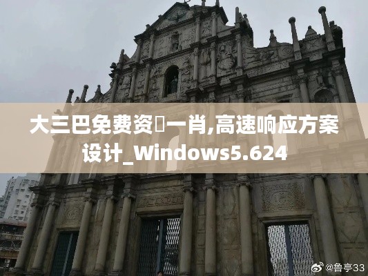 大三巴免费资枓一肖,高速响应方案设计_Windows5.624