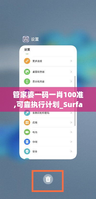 管家婆一码一肖100准,可靠执行计划_Surface6.236