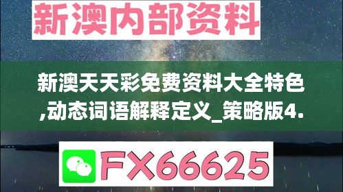 新澳天天彩免费资料大全特色,动态词语解释定义_策略版4.965