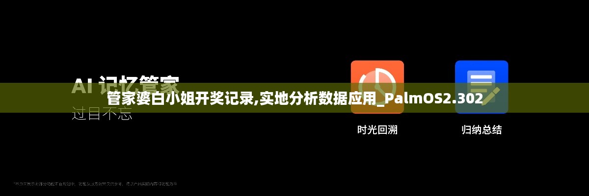 管家婆白小姐开奖记录,实地分析数据应用_PalmOS2.302