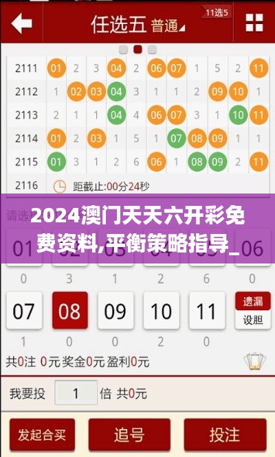 2024澳门天天六开彩免费资料,平衡策略指导_FT1.736