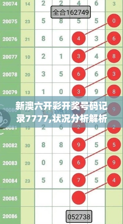 新澳六开彩开奖号码记录7777,状况分析解析说明_潮流版3.589