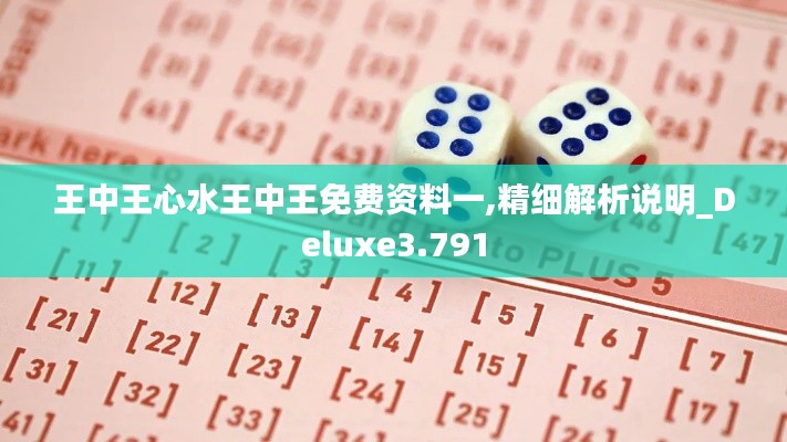 王中王心水王中王免费资料一,精细解析说明_Deluxe3.791