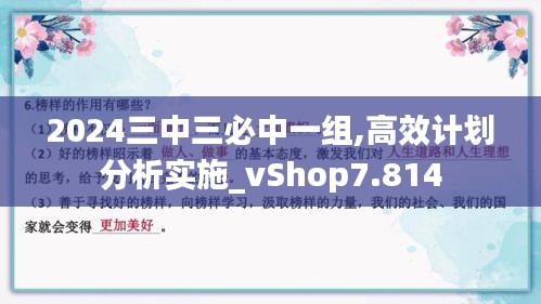 2024三中三必中一组,高效计划分析实施_vShop7.814