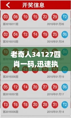 老奇人34127四肖一码,迅速执行计划设计_限量版9.175