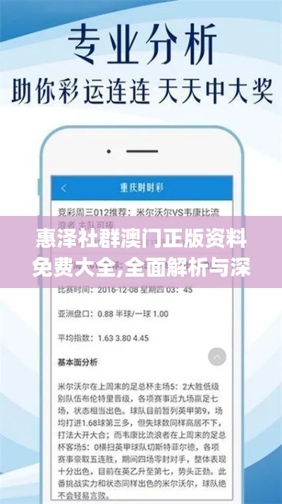 惠泽社群澳门正版资料免费大全,全面解析与深度探讨_特别版3.482