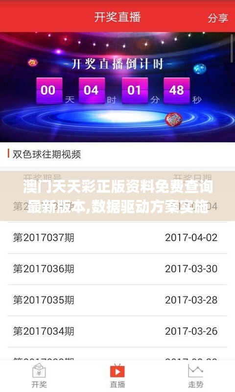 澳门天天彩正版资料免费查询最新版本,数据驱动方案实施_顶级款10.183