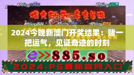 2024今晚新澳门开奖结果：赌一把运气，见证奇迹的时刻