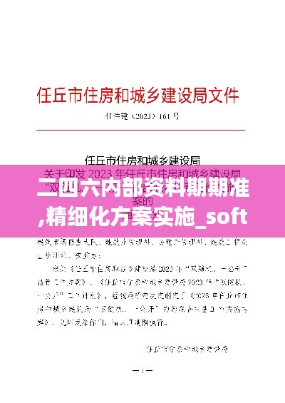 二四六内部资料期期准,精细化方案实施_soft2.870