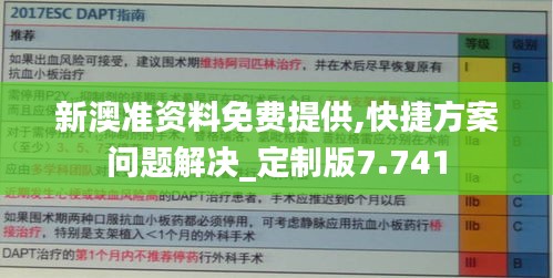 新澳准资料免费提供,快捷方案问题解决_定制版7.741