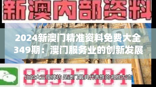 2024新澳门精准资料免费大全349期：澳门服务业的创新发展