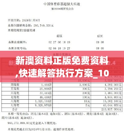 新澳资料正版免费资料,快速解答执行方案_10DM14.703