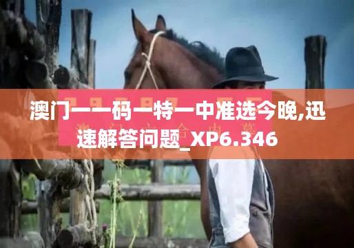 澳门一一码一特一中准选今晚,迅速解答问题_XP6.346