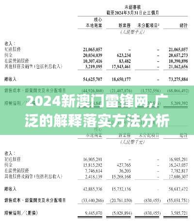 2024新澳门雷锋网,广泛的解释落实方法分析_UHD款5.732