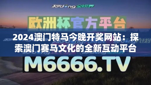 2024澳门特马今晚开奖网站：探索澳门赛马文化的全新互动平台