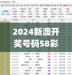 2024新澳开奖号码58彩论坛,现状说明解析_5DM4.396