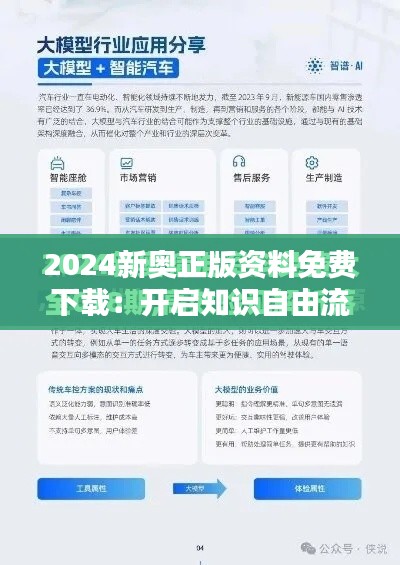 2024新奥正版资料免费下载：开启知识自由流通的新纪元