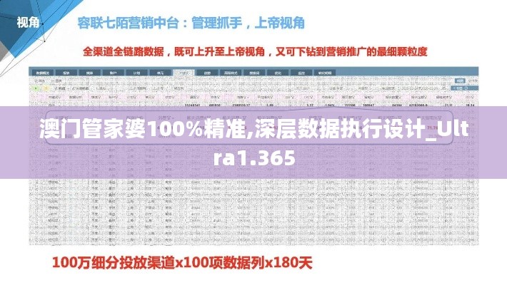 澳门管家婆100%精准,深层数据执行设计_Ultra1.365