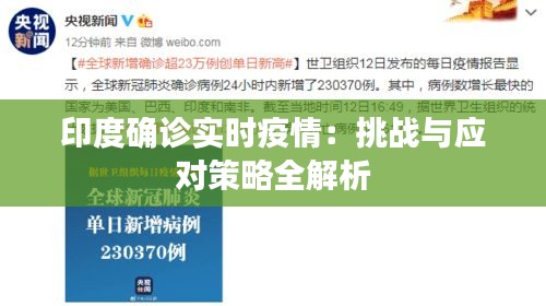 印度确诊实时疫情：挑战与应对策略全解析