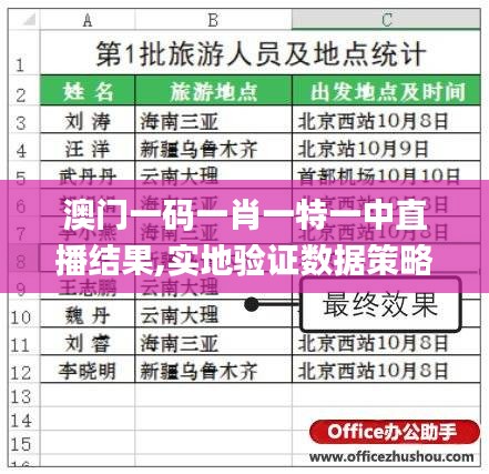 澳门一码一肖一特一中直播结果,实地验证数据策略_SE版1.941