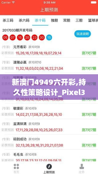 新澳门4949六开彩,持久性策略设计_Pixel3.413