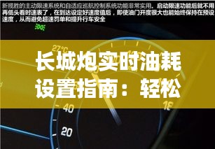 长城炮实时油耗设置指南：轻松掌握燃油经济性