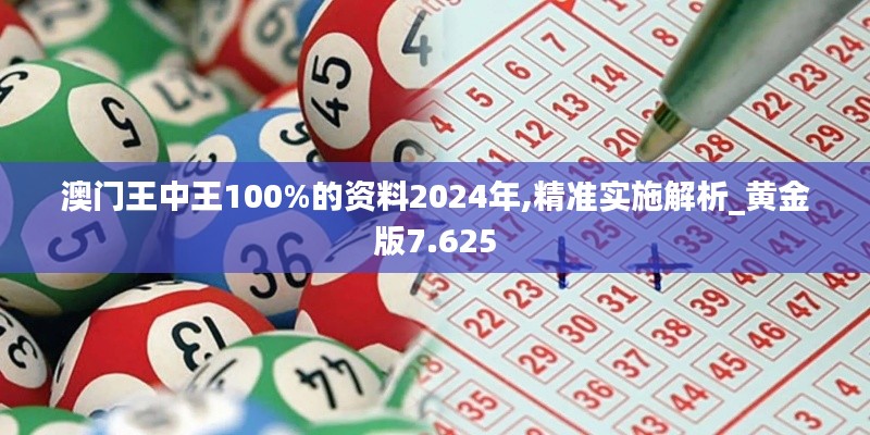 澳门王中王100%的资料2024年,精准实施解析_黄金版7.625