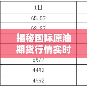 揭秘国际原油期货行情实时软件：选择最佳工具的五大标准