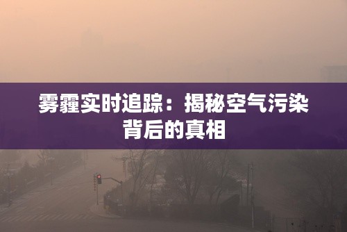 雾霾实时追踪：揭秘空气污染背后的真相