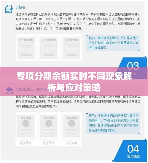 专项分期余额实时不同现象解析与应对策略