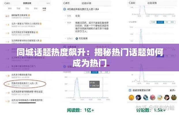 同城话题热度飙升：揭秘热门话题如何成为热门