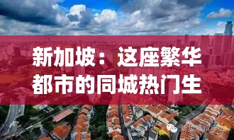 新加坡：这座繁华都市的同城热门生活指南