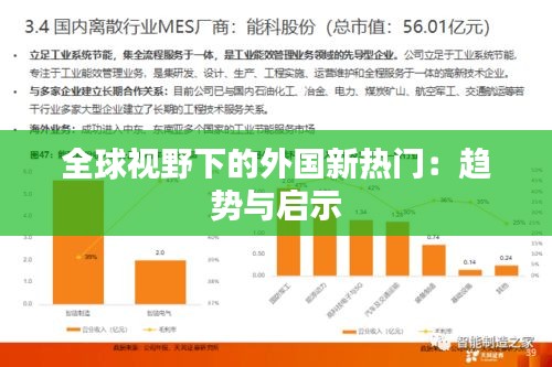 全球视野下的外国新热门：趋势与启示