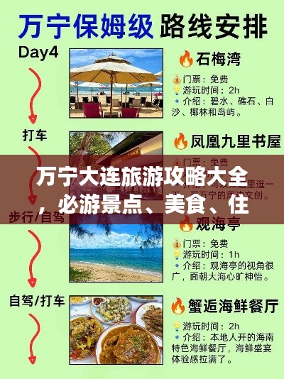 万宁大连旅游攻略大全，必游景点、美食、住宿一网打尽！