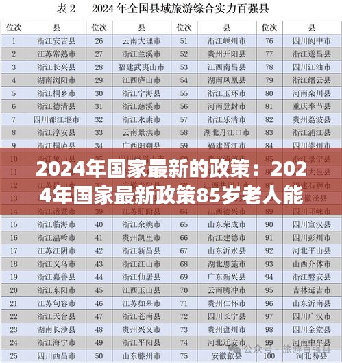 2024年国家最新的政策：2024年国家最新政策85岁老人能办生日宴吗? 