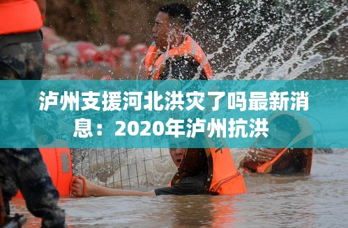 泸州支援河北洪灾了吗最新消息：2020年泸州抗洪 