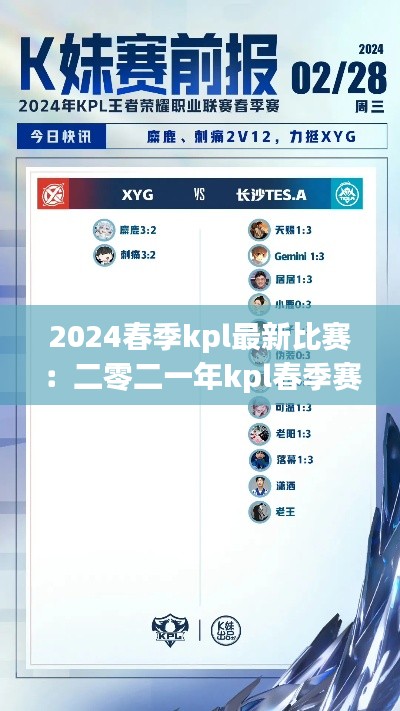 2024春季kpl最新比赛：二零二一年kpl春季赛 