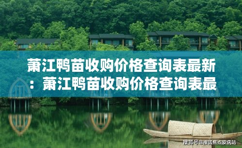 萧江鸭苗收购价格查询表最新：萧江鸭苗收购价格查询表最新图片 