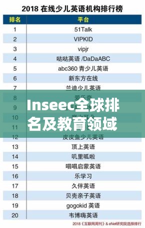 Inseec全球排名及教育领域的显赫地位