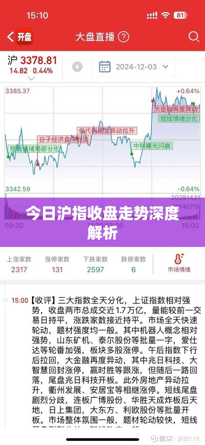 今日沪指收盘走势深度解析