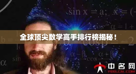 全球顶尖数学高手排行榜揭秘！