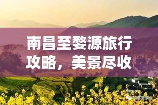 南昌至婺源旅行攻略，美景尽收眼底