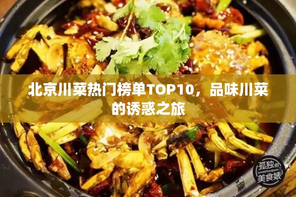 北京川菜热门榜单TOP10，品味川菜的诱惑之旅