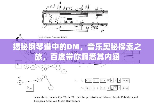 揭秘钢琴谱中的DM，音乐奥秘探索之旅，百度带你洞悉其内涵
