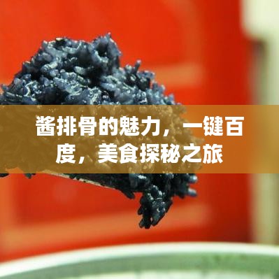 酱排骨的魅力，一键百度，美食探秘之旅