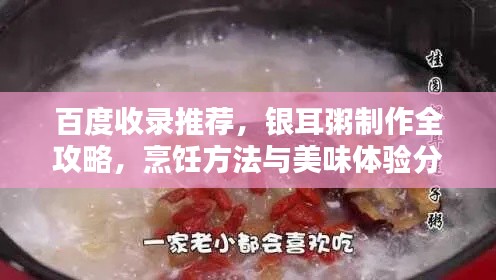 百度收录推荐，银耳粥制作全攻略，烹饪方法与美味体验分享