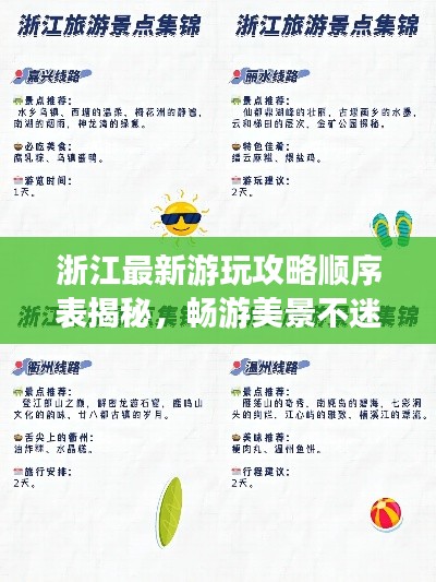 浙江最新游玩攻略顺序表揭秘，畅游美景不迷路
