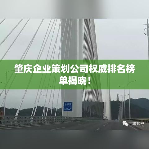 肇庆企业策划公司权威排名榜单揭晓！